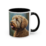 Labradoodle  =- Ceramic Accent Mug - 2 Sizes