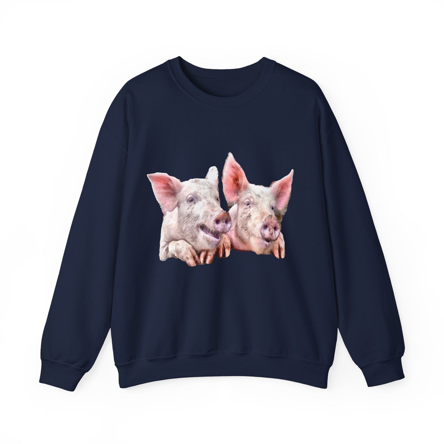 Pigs 'A Jowly Good Time' - Unisex 50/50 Crewneck Sweatshirt