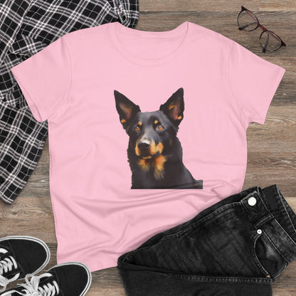 Australian Kelpie #2 Women's Midweight Cotton Tee
