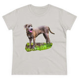 Blue Lacy Women's Midweight Cotton Tee