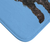 Kerry Blue Terrier Artistic Bathroom Rug Mat