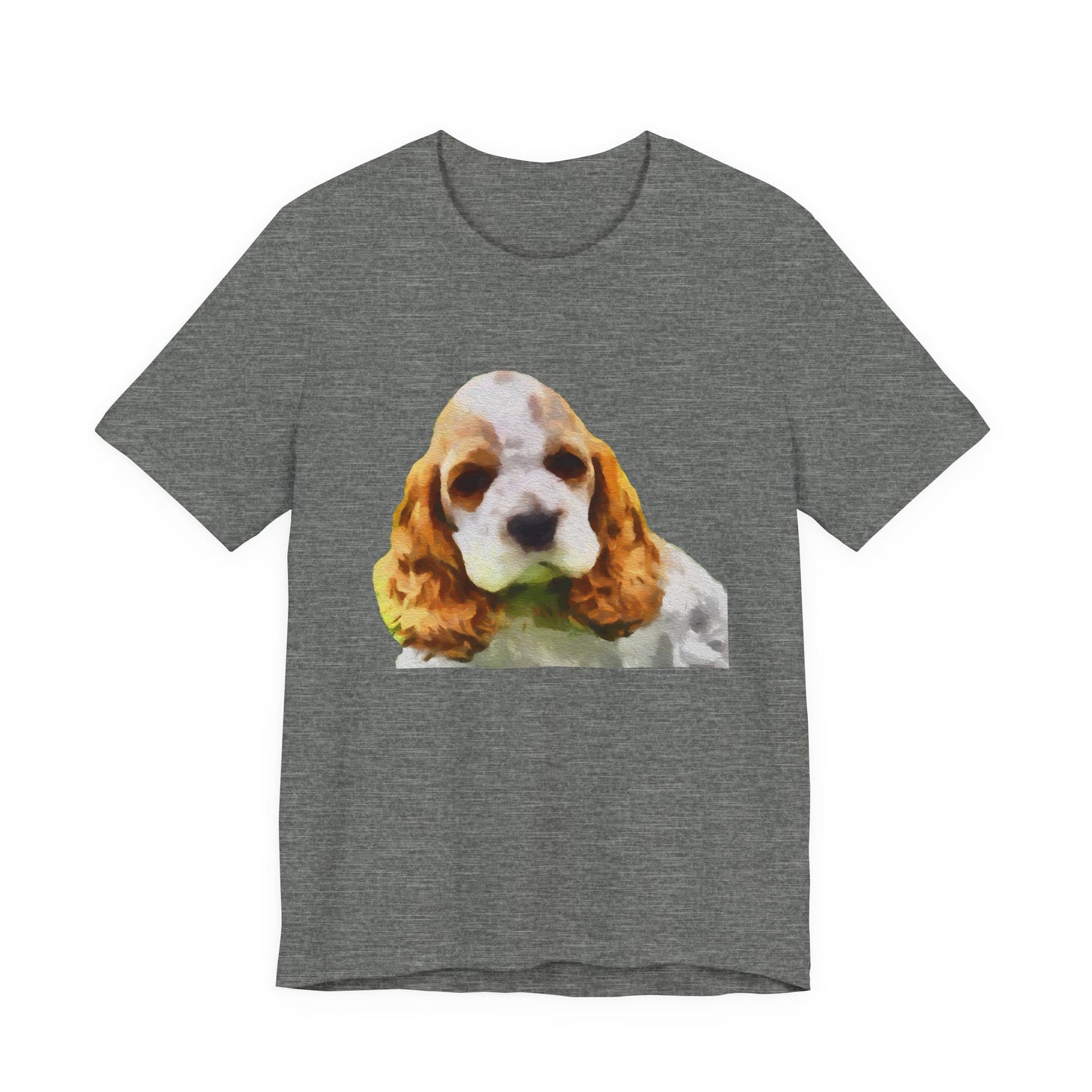 Cocker Spaniel 'Hogan' Unisex Jersey Short Sleeve Tee by DoggyLips ™