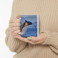 Whale 'Leviathan' - - Ceramic Mug 11oz