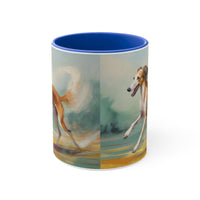 Saluki 11oz Accent Mug