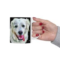 Elegant Great Pyrenees - Ceramic Mug - Exquisite Artwork, Non-Custom Design