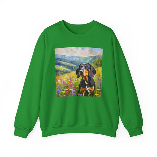 Black & Tan Coonhound Unisex Crewneck Sweatshirt