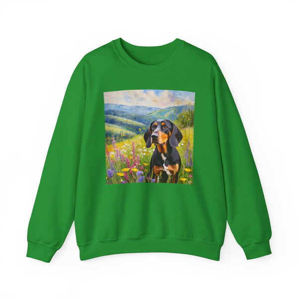Black & Tan Coonhound Unisex Crewneck Sweatshirt