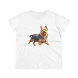 Australian Terrier Women's Midweight Cotton Tee