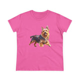 Australian Terrier Women's Midweight Cotton Tee