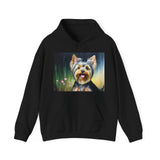 Yorkie #3 50/50 Hooded Sweatshirt