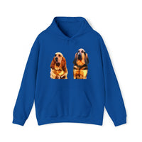 Bloodhounds 'Bear and Bubba' Unisex 50/50 Hoodie