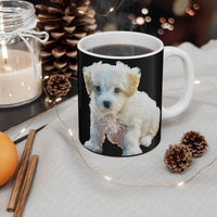 Elegant Bichon Frise Ceramic Mug 11oz