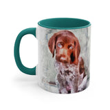 Benny the German Shorthaired Pointer Accent Coffee Mug
