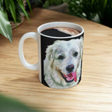 Elegant Great Pyrenees - Ceramic Mug - Exquisite Artwork, Non-Custom Design