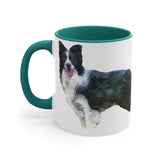 Border Collie Accent Coffee Mug, 11oz