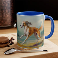 Saluki 11oz Accent Mug