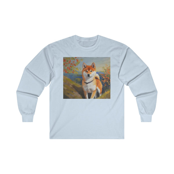 Shiba Inu Cotton Long Sleeve Tee