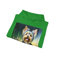 Yorkie #3 50/50 Hooded Sweatshirt