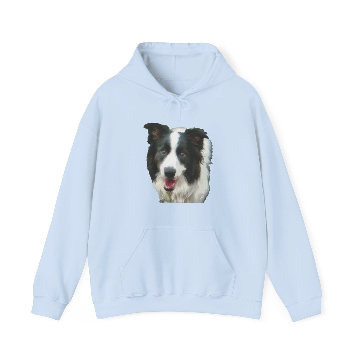 Border Collie 'Archie' Unisex 50/50 Hoodie by Doggylips®