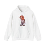 German Short-Hair Pointer 'Benny' Unisex Hooded Sweatshirt