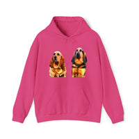 Bloodhounds 'Bear and Bubba' Unisex 50/50 Hoodie