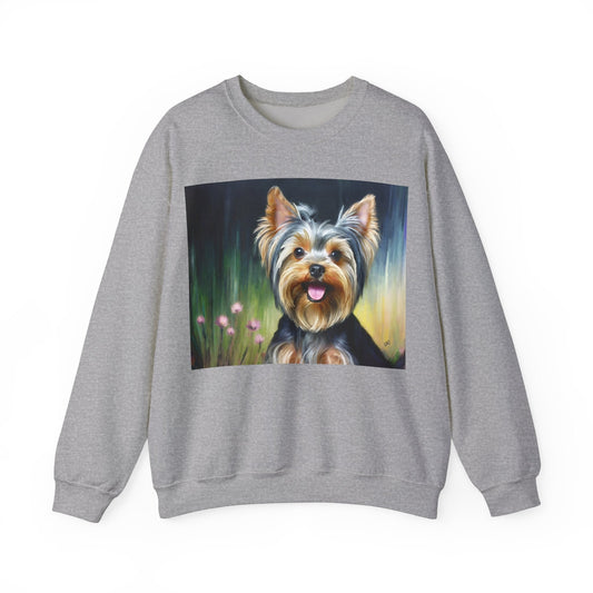 Yorkie #3 50/50 Crewneck Sweatshirt