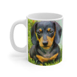 Dachshund 'Doxie #2' - Ceramic Mug 11oz