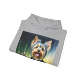 Yorkie #3 50/50 Hooded Sweatshirt