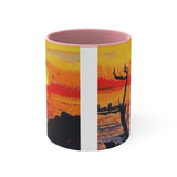 Big Sur Sunset - Pfeiffer Beach - - Accent - Ceramic Coffee Mug, 11oz