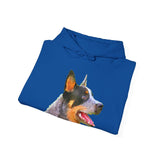 Percy - Blue Heeler Unisex 50/50 Hoodie