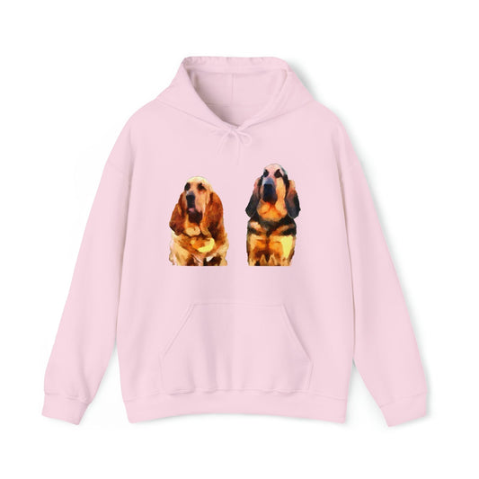 Bloodhounds 'Bear and Bubba' Unisex 50/50 Hoodie