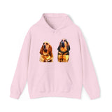 Bloodhounds 'Bear and Bubba' Unisex 50/50 Hoodie