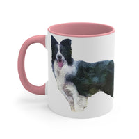 Border Collie Accent Coffee Mug, 11oz