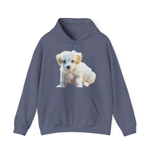 Bichon Frise Unisex 50/50 Hoodie: A Cozy Canvas of Canine Charm