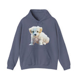 Bichon Frise Unisex 50/50 Hoodie: A Cozy Canvas of Canine Charm