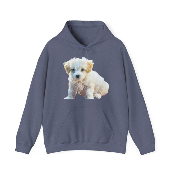Bichon Frise Unisex 50/50 Hoodie: A Cozy Canvas of Canine Charm