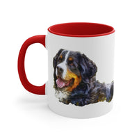 Bernese Mountain Dog Ceramic Accent Coffee Mug, 11oz