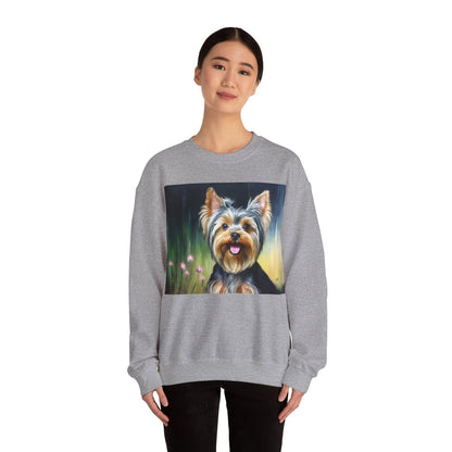 Yorkie #3 50/50 Crewneck Sweatshirt
