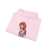 German Short-Hair Pointer 'Benny' Unisex Hooded Sweatshirt