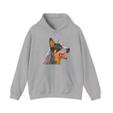 Percy - Blue Heeler Unisex 50/50 Hoodie
