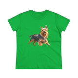 Australian Terrier Women's Midweight Cotton Tee