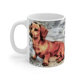 Dachshund 'Simone' Ceramic Mug 11oz