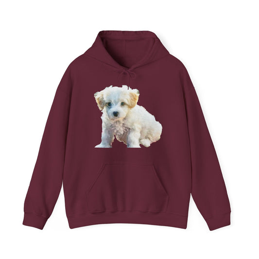 Bichon Frise Unisex 50/50 Hoodie: A Cozy Canvas of Canine Charm