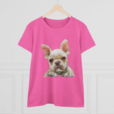 French Bulldog 'Bouvier' Women's Midweight Cotton Tee