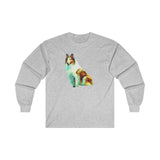 'Rough Coated Collie "Ramsey" Classic Cotton Long Sleeve Tee