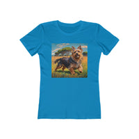 Australian Terrier Women's Slim Fit Ringspun Cotton Tee