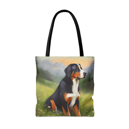 Greater Swiss Mountain Tote Bag
