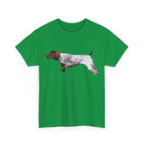 German Short Hair Pointer 'On Point' Unisex Heavy Cotton Tee