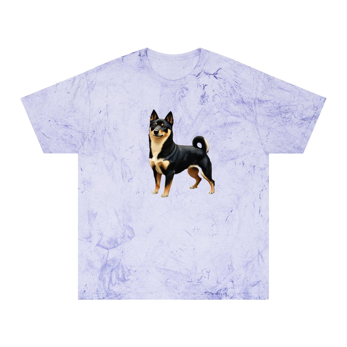 Black & Tan Shiba Inu - Unisex Color Blast T-Shirt
