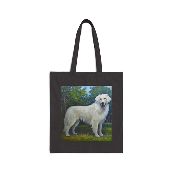 Slovensky Cuvac Cotton Canvas Tote Bag